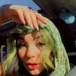 Asteria's Vibrant Outfit in Bend, Oregon