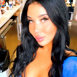 OnlyFans Model JuicyJ Taking a Selfie in Kitchen