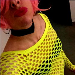 Vividly Vibrant Fashion Model