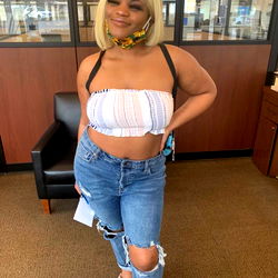 Onlyfans Model Desiree in Office Setting