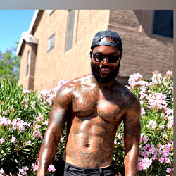 Onlyfans Model Almightybbcking in Casual Shirt and Shorts