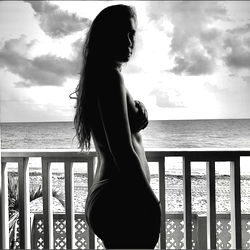 Alluring Allure, Alexa Stuns in Black and White