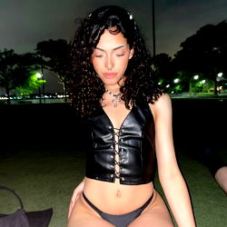 Stylish Model in Sleazy Reazy Pose