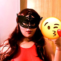 An Onlyfans Model in a Red Lingerie