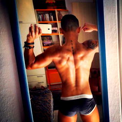 Muscular Model Showing Off Flexible Body