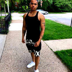 Adamn Strolling in a Neighborhood