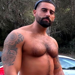 Fit, Bearded Man in Tank Top