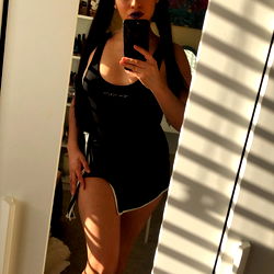 Alejandra on a Mirror