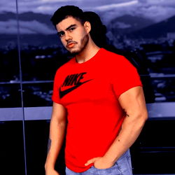 Fitness Model Alejandro Figueroa Striking a Pose