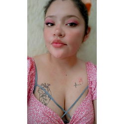 Beautiful Aline Fructuoso in a Playful Pose