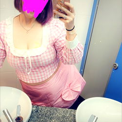 OnlyFans Model in a Restroom