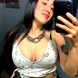 Karen López, 24-year-old Model, Striking a Pose