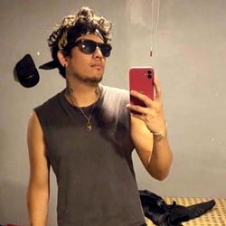 Model Showcasing Vintage Style