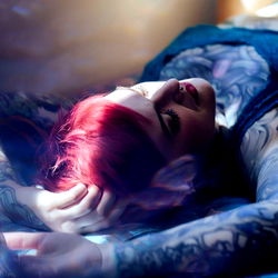 Tattooed model Pinky