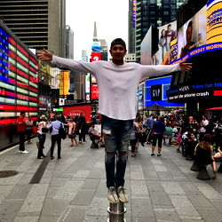 Model Photoshoot in Urban Setting