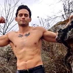 OnlyFans Model Adolfo in Outdoor Fitness Shoot