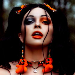 Electro Gothic Model Photoshoot