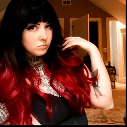 Stylish Long Hair Emo Goth Aesthetic