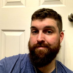 Bearded Man Posing for Selfie