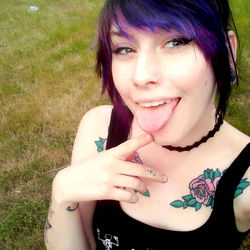 Aloe, the CA-based OnlyFans model, strikes a pose for the camera