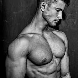 Master Saiyan, Fit Model Showcasing Abs