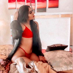 Alluring Model AK SN in Lingerie