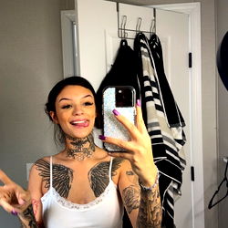 Onlyfans Model Cc Marie Poses in Bathroom Mirror, Grand Rapids