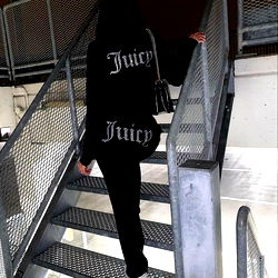 Fashionable Onlyfans Model Angel Walking Up Stairs