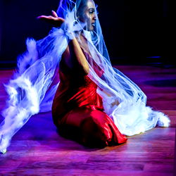 Stunning Model Posing for Photo