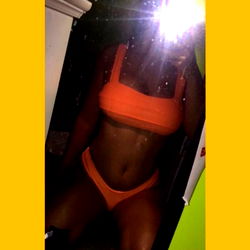 Molly - Fashionable Orange Swimsuit