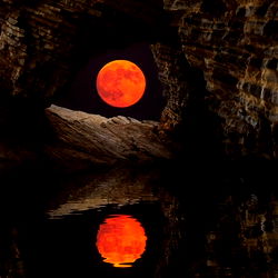 Moonlit Cave with Reflection - A Photographer's Perspective