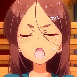 Ashanna, Anime Character with Long Hair and Dot Marks