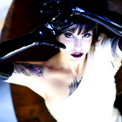 OnlyFans Model Athena Fatale in Futuristic Fashion Shoot