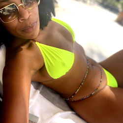 Wednesday, Atlanta Fashion Model Posing in a Bikini