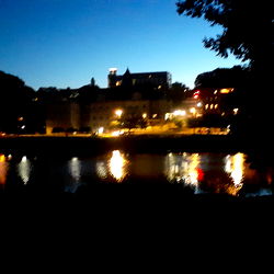 Nighttime Scene by the River
