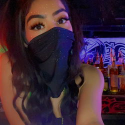 OnlyFans Model Baaabymo Posing in Bar