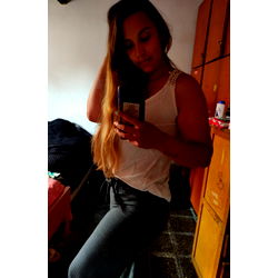 Model Zoe Posing for Selfie