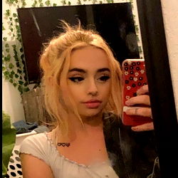 Young Adult Woman with Blonde Hair