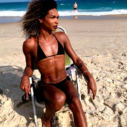 Fashionable Onlyfans Model Gabriela Bispo on Beach