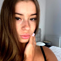 Model Ria Poses for a Nearby Location Shot