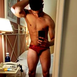 OnlyFans Model Alex Jiménez - Shirtless in Hotel Room