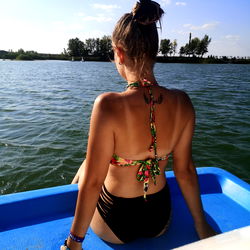 Alexa Ring, a Stunning Model Posing for a Photoshoot on a Boat