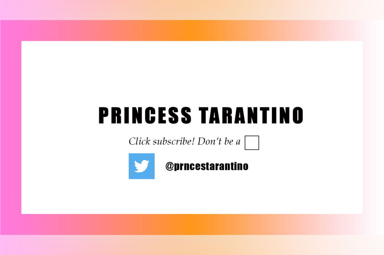 Princess Tarantino photo