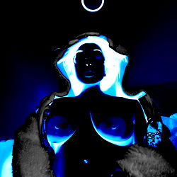 A Surreal Scene of a Person in an Unconventional Pose