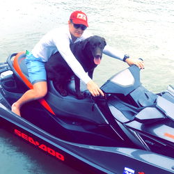 Chase Smith on a Jet Ski