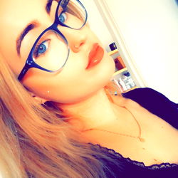 Girl with Blue Glasses