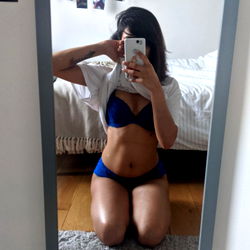 Asian Beauty Posing in Lingerie