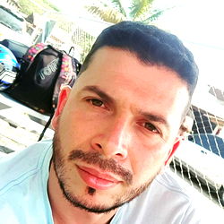 Andres, a model posing for the camera