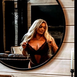 Pierce - Erotic Model Posing in Mirror