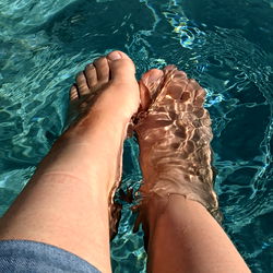 Ava Grace - A Californian Influencer's Feet in a Pool